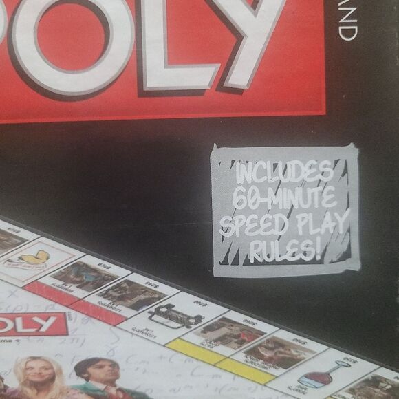 MONOPOLY THE BIG BANG THEORY FAST-DEALING PROPERTY TRADING GAME 7 UNIQUE TOKENS - Picture 10 of 10